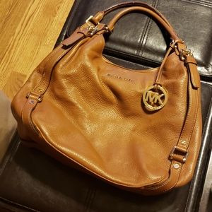 MK Brown Leather Bag